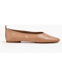 Vince - Vivian Leather Ballet Flats - Lyst