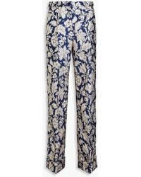 Dolce & Gabbana - Hose mit weitem bein aus brokat mit -effekt - Lyst