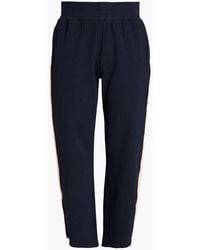 The Upside - Illaria Flynn Striped Ribbed Cotton-blend Jersey Track Pants - Lyst