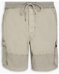 James Perse - Stretch-cotton Poplin Cargo Shorts - Lyst