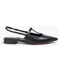 Vince - Iliana Leather Point-Toe Flats - Lyst