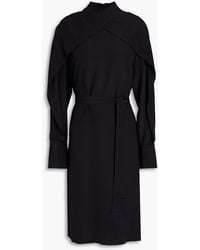JOSEPH - Alfreda kleid aus crêpe de chine aus seide mit gürtel - Lyst