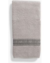 Versace - Jacquard-trimmed Cotton-terry Towel - Lyst