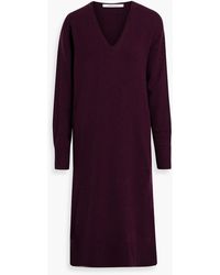 Another Tomorrow - Cashmere And Wool-blend Midi Dress - Lyst