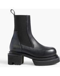 Rick Owens - Beatle Ballast Leather Platform Boots - Lyst
