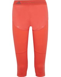 coral adidas leggings