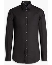 Dolce & Gabbana - Cotton And Silk-Blend Poplin Shirt - Lyst