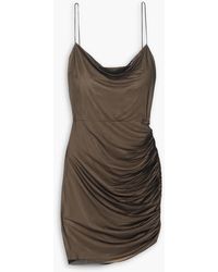 GAUGE81 - Perry Ruched Stretch-mesh Mini Dress - Lyst
