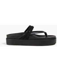 Ancient Greek Sandals - Itea Leather And Cord Platform Sandals - Lyst