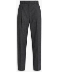 TOTEME - Pleated Wool-blend Twill Tapered Pants - Lyst