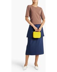 Margaux Lonnberg Wool-Blend Lauren Jumpsuit in White | Lyst Margaux Lonnberg Wool-Blend Lauren Jumpsuit in White | Lyst