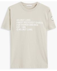 Herren Bekleidung T-Shirts Langarm T-Shirts Helmut Lang Baumwolle T-shirts in Weiß für Herren 