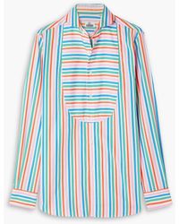 SEBLINE - Striped Cotton-poplin Shirt - Lyst