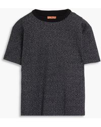 Missoni - Metallic Jacquard-knit Wool-blend T-shirt - Lyst
