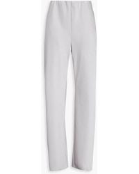 Vince - Crepe-satin Wide-leg Pants - Lyst