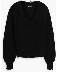 SER.O.YA - Syd Distressed Cotton Sweater - Lyst