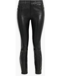 DL1961 - Florence Leather Skinny Pants - Lyst