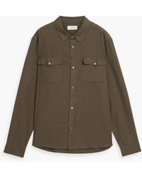 FRAME - Cotton And Merino Wool-Blend Twill Shirt - Lyst