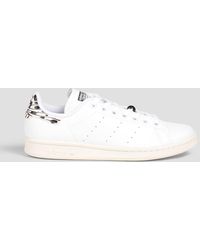 Adidas originals stan smith deals leather sneakers