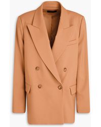 JOSEPH - Jaden Double-Breasted Wool-Blend Twill Blazer - Lyst