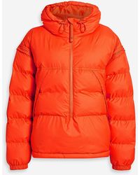 adidas By Stella McCartney - Convertible Quilted Shell Hooded Jacket - Lyst