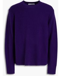 Acne Studios - Brushed Wool And Cashmere-blend Sweater - Lyst