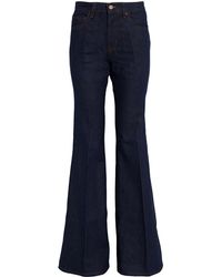 Victoria, Victoria Beckham San Fran High-rise Flared Jeans - Blue