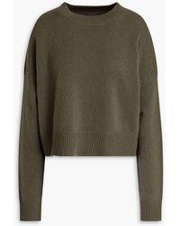 N.Peal Cashmere - Cropped Cashmere Sweater - Lyst