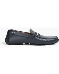 Bally - Pearce Pebbled-Leather Driving Shoes - Lyst