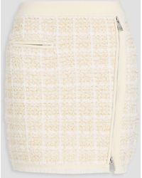 Jonathan Simkhai - Metallic Bouclé-Tweed Mini Skirt - Lyst