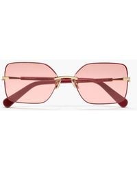 Zimmermann - Square-Frame Metal Sunglasses - Lyst