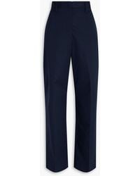 Fabiana Filippi - Cotton-Poplin Wide-Leg Pants - Lyst