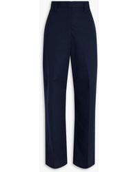 Fabiana Filippi - Cotton-Poplin Wide-Leg Pants - Lyst