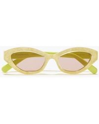 Zimmermann - Oval-Frame Acetate Sunglasses - Lyst