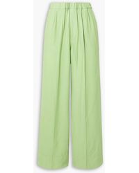 Gauchère - Tori Twill Wide-Leg Pants - Lyst