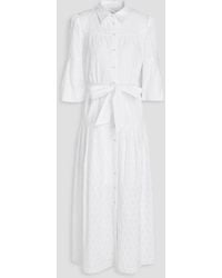 Diane von Furstenberg Erica Broderie Anglaise Cotton Midi