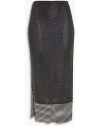 ROTATE BIRGER CHRISTENSEN - Caitlin Crystal-embellished Tulle Midi Skirt - Lyst