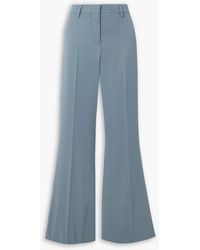 Stella McCartney - Pinstriped Wool-Blend Flared Pants - Lyst