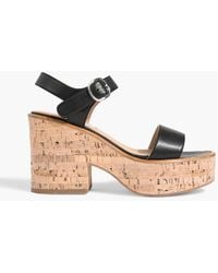 Gabriela Hearst - Sardis Leather Platform Sandals - Lyst