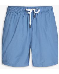 Onia - Charles Mid-length Cotton-blend Swim Shorts - Lyst