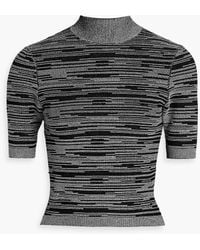 Autumn Cashmere - Jacquard-Knit Turtleneck Top - Lyst