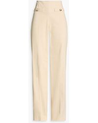 Sandro - Cotton-twill Flared Pants - Lyst