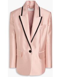 Zimmermann - Wool And Silk-blend Blazer - Lyst