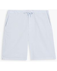 Frescobol Carioca - Sergio shorts aus twill aus einer baumwollmischung mit tunnelzug - Lyst