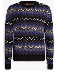 Missoni - Jacquard-Knit Cotton And Wool-Blend Sweater - Lyst