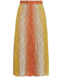 M Missoni Cotton-blend Midi Skirt - Multicolour