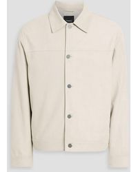 Theory - Amos Suede Jacket - Lyst