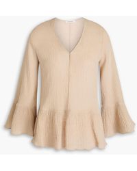 By Malene Birger - Ophelies bluse aus gaze aus einer ramie-baumwollmischung - Lyst