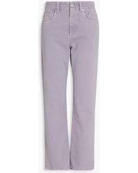 Brunello Cucinelli - High-Rise Straight-Leg Jeans - Lyst