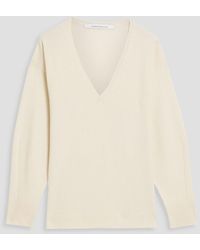 Another Tomorrow - Cashmere And Wool-blend Sweater - Lyst